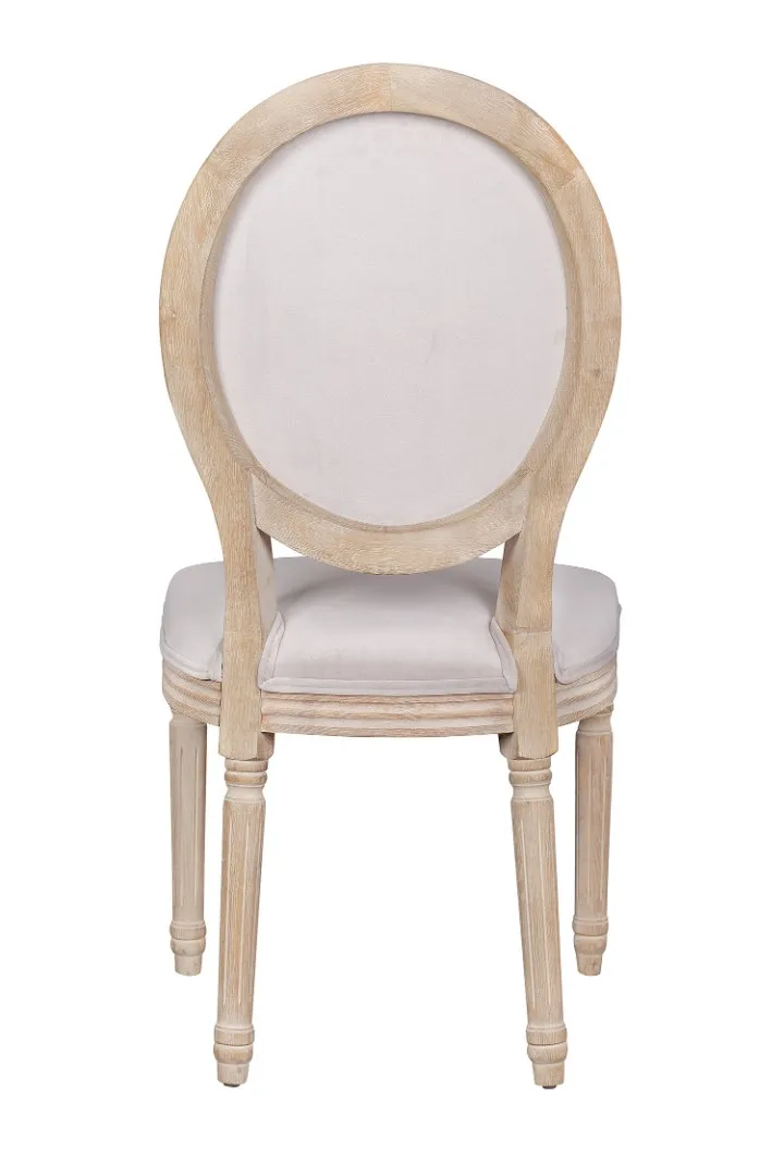 Стул с круглой спинкой Volker Oak Beige в интернет-магазине