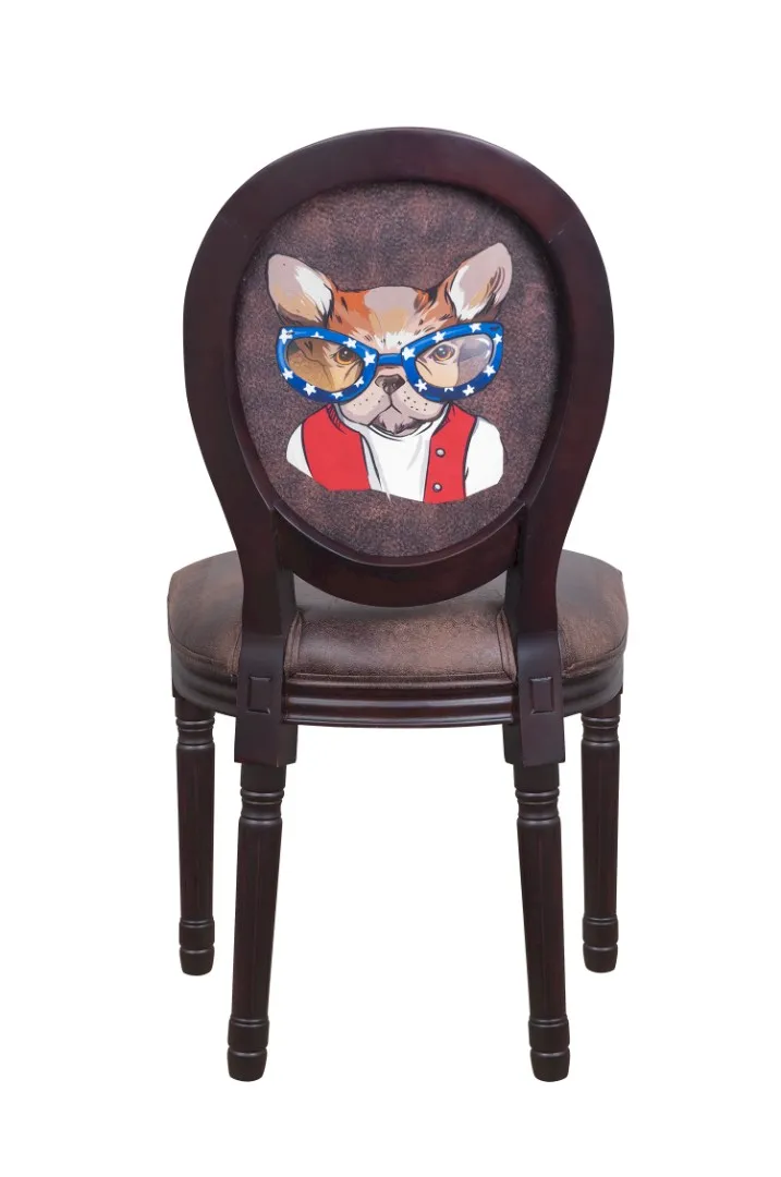 Стул Volker Brownie Bulldog Print в интернет-магазине в Москве Стул Volker Brownie Bulldog Print в интернет-магазине в Краснодаре