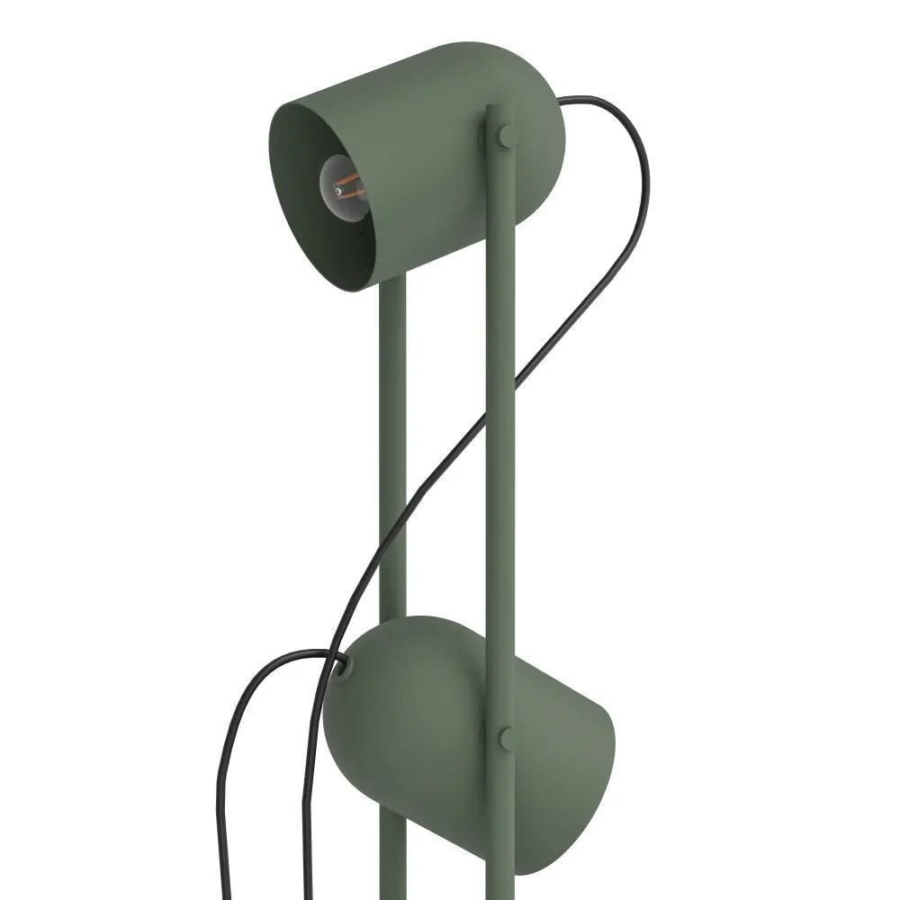 заказать 44137 Торшер TILSTON, 2X8W(E14), сталь, зеленый