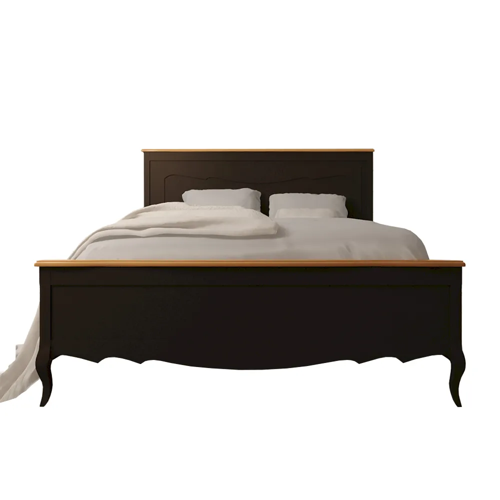 купить Кровать "Леонтина (Leontina)" в черном цвете 160x200 арт ST9341/16BLK