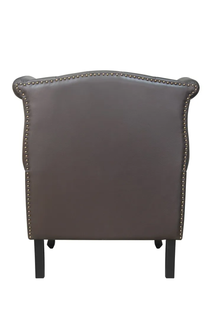 Каминное кожаное кресло Royal Brown V2 в интернет-магазине