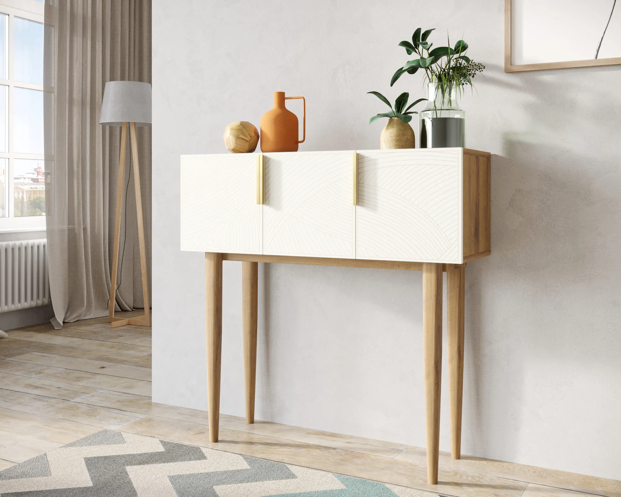 заказать Консоль с тремя дверками "Лайн (Line)" LN15/GR1/beige