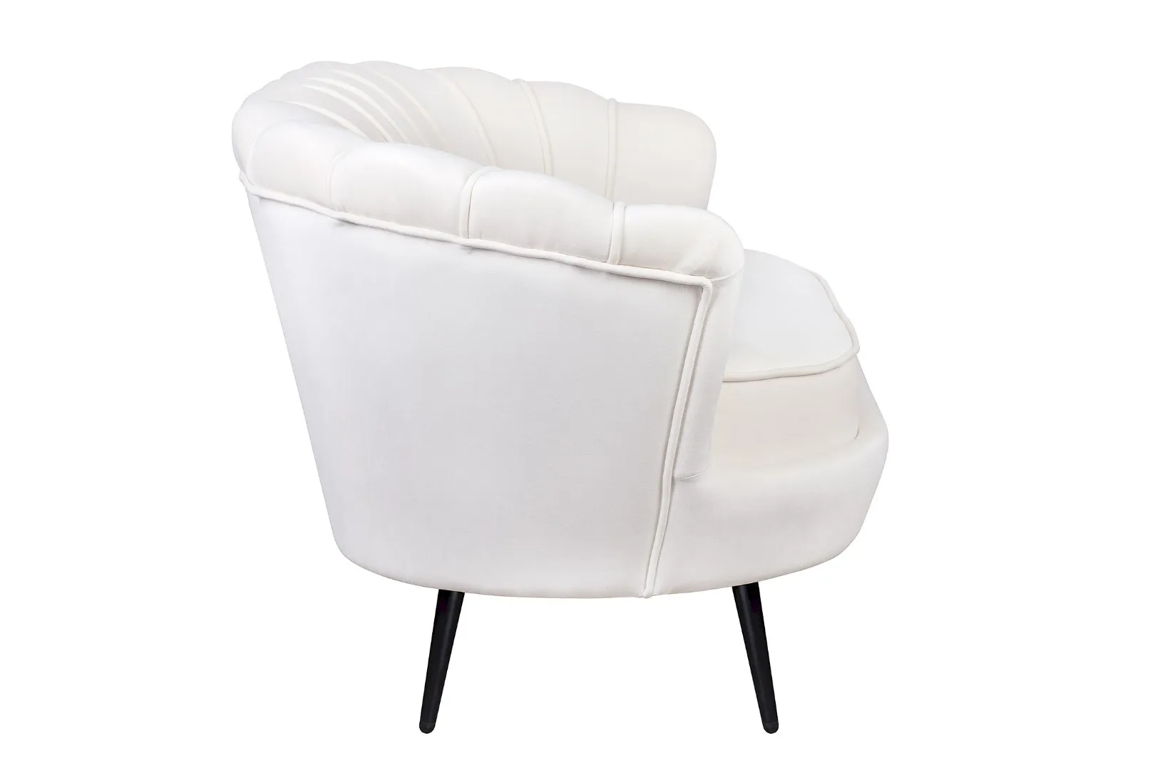 заказать Диван ракушка Pearl Double Beige на черных ножках в Москве заказать Диван ракушка Pearl Double Beige на черных ножках