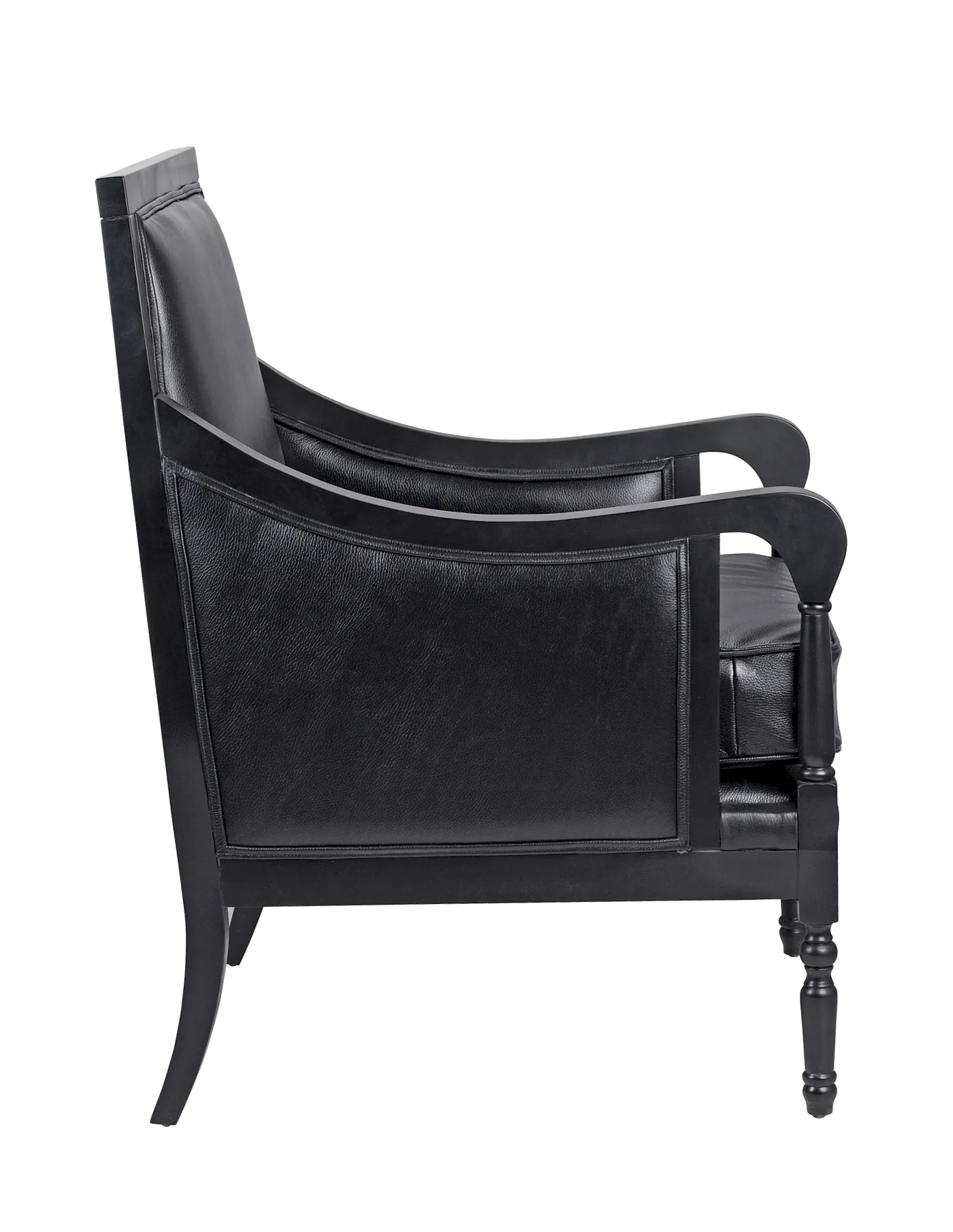 заказать Классическое американское кресло Colin Black Leather в Краснодаре