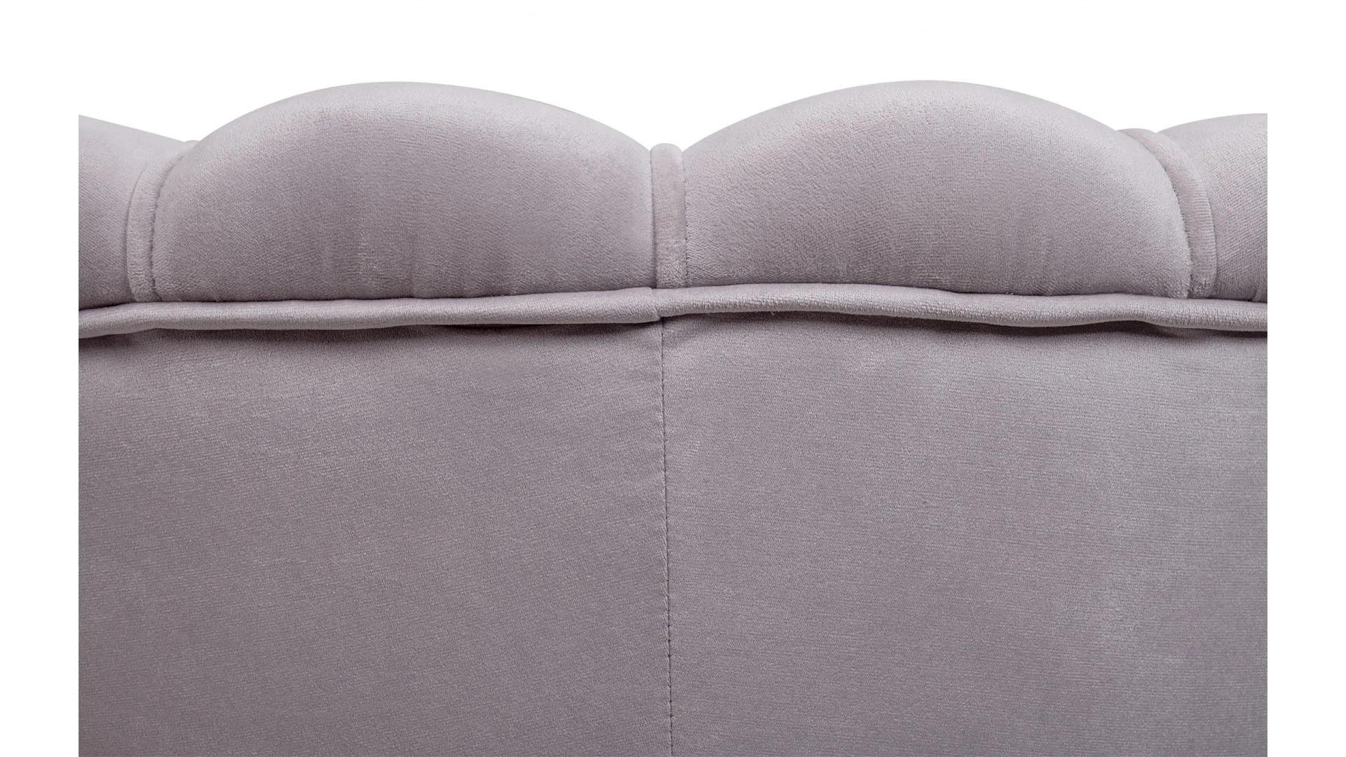 Кресло с пуфом ракушка Pearl Grey в интернет-магазине