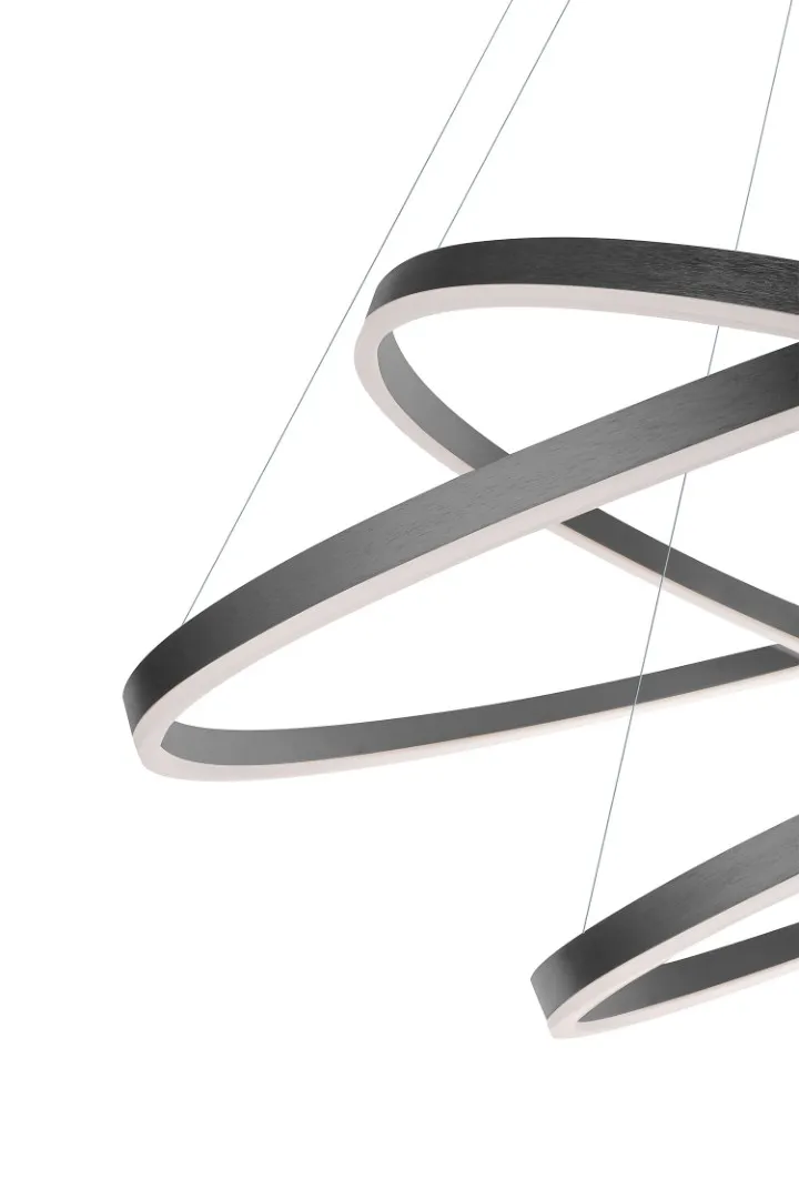 купить Люстра Orblaze 3 rings 600 black