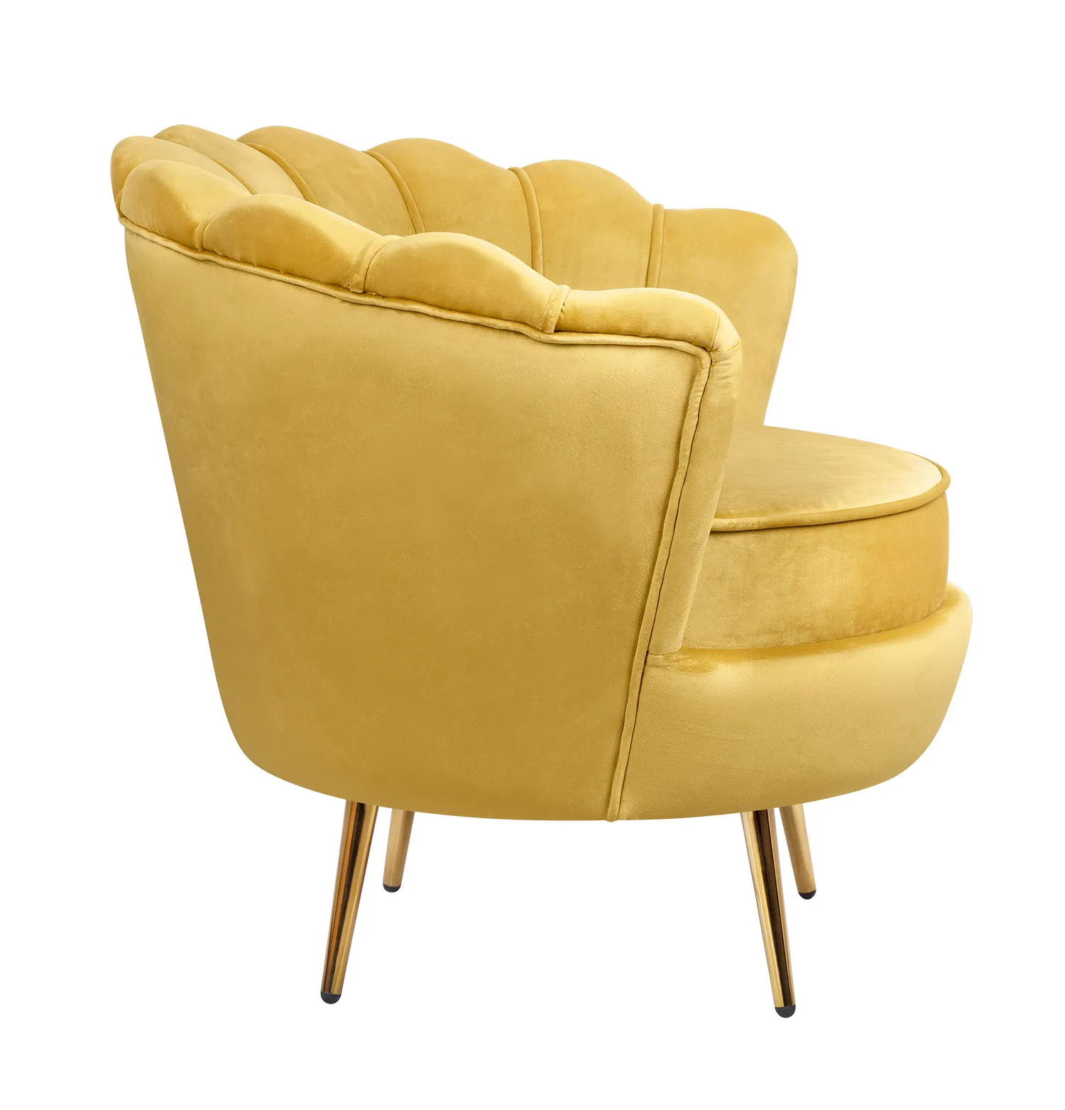 заказать Низкое кресло ракушка Pearl Yellow в Москве заказать Низкое кресло ракушка Pearl Yellow в Краснодаре