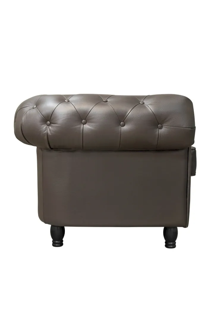 заказать Диван из коричневой кожи Chesterfield Brown Leather 2S в Москве заказать Диван из коричневой кожи Chesterfield Brown Leather 2S в Краснодаре