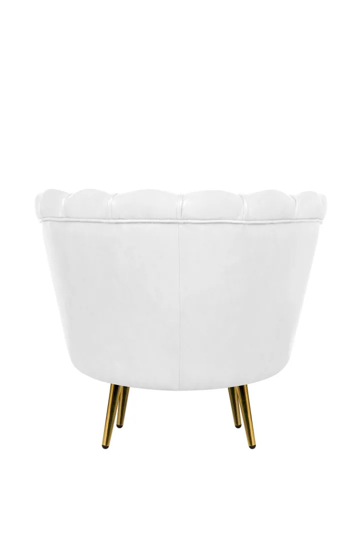 Низкое кресло ракушка Pearl White в интернет-магазине в Москве Низкое кресло ракушка Pearl White в интернет-магазине в Краснодаре
