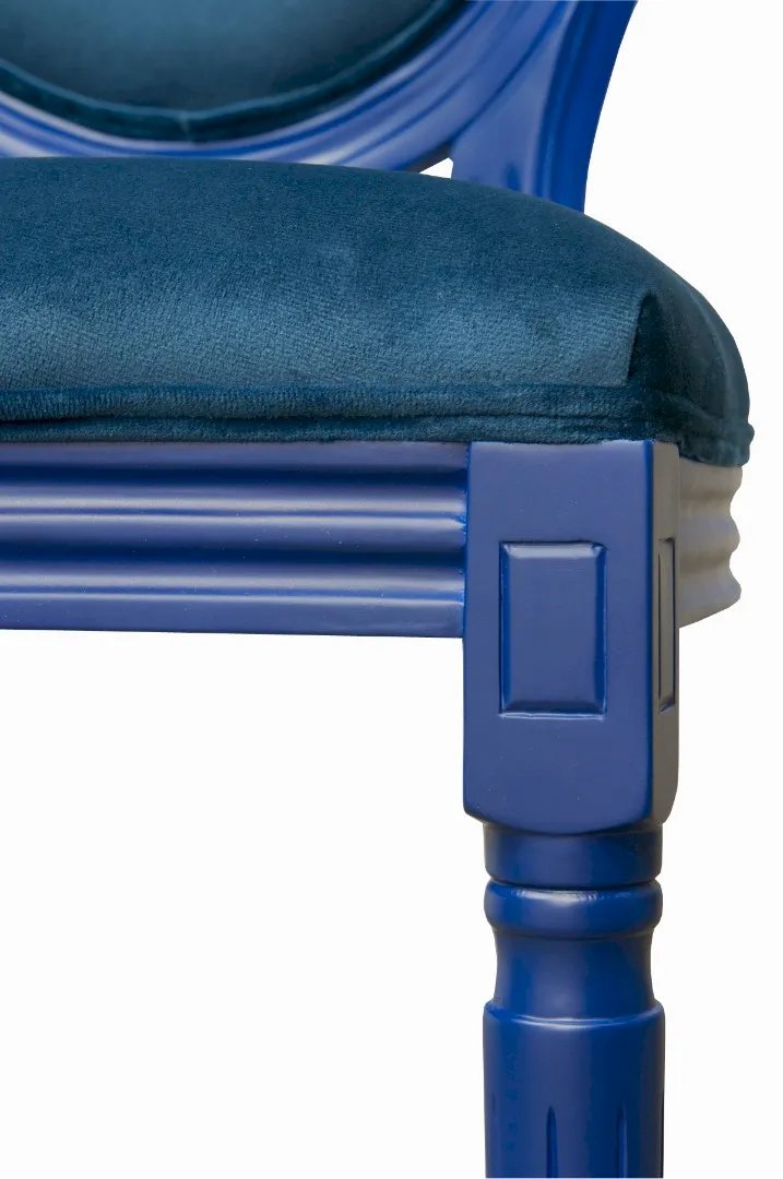 Стул Volker Blue-Blue в интерьере в Краснодаре
