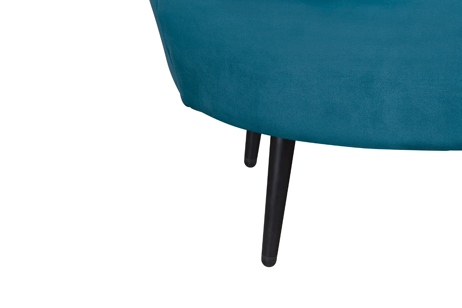 фото Диван ракушка Pearl Double Marine Velvet на черных ножках в интерьере в Москве фото Диван ракушка Pearl Double Marine Velvet на черных ножках в интерьере