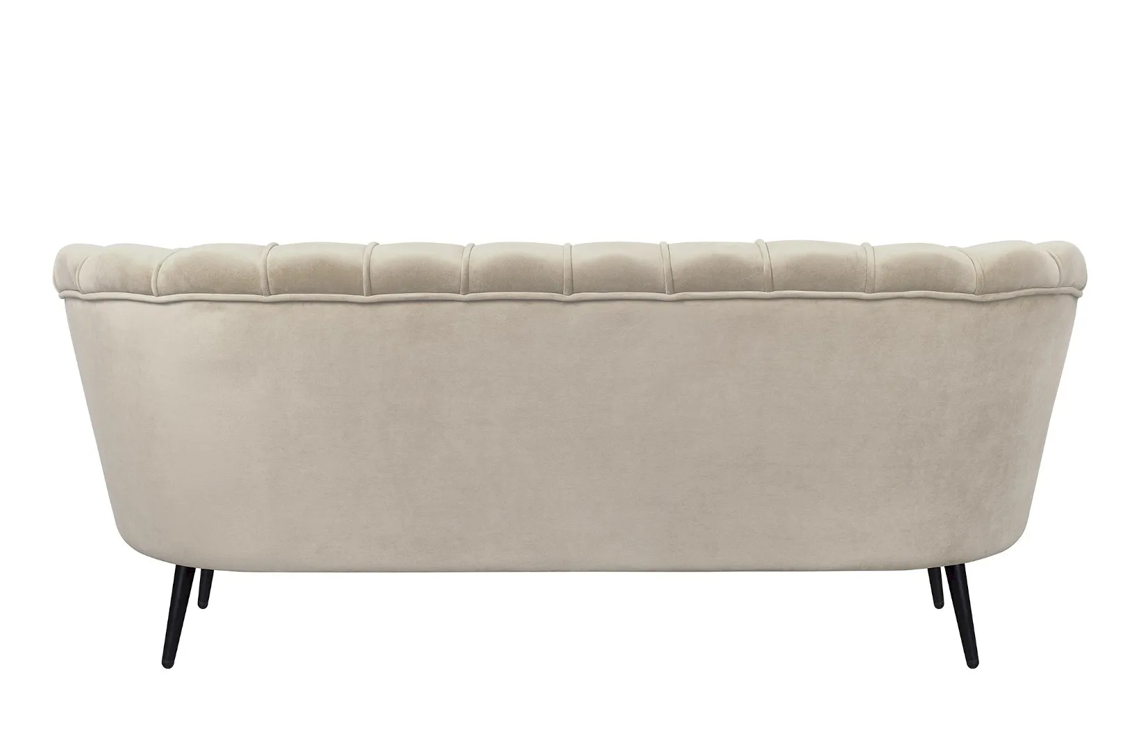 Диван ракушка для гостиниц Pearl Triple Taupe на черных ножках в интернет-магазине в Москве Диван ракушка для гостиниц Pearl Triple Taupe на черных ножках в интернет-магазине