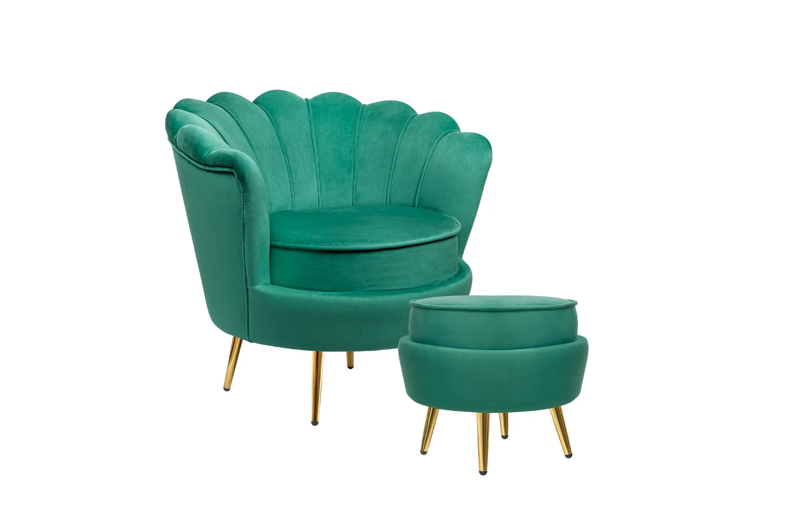купить Кресло с пуфом ракушка Pearl Green V2 в Москве купить Кресло с пуфом ракушка Pearl Green V2 в Краснодаре