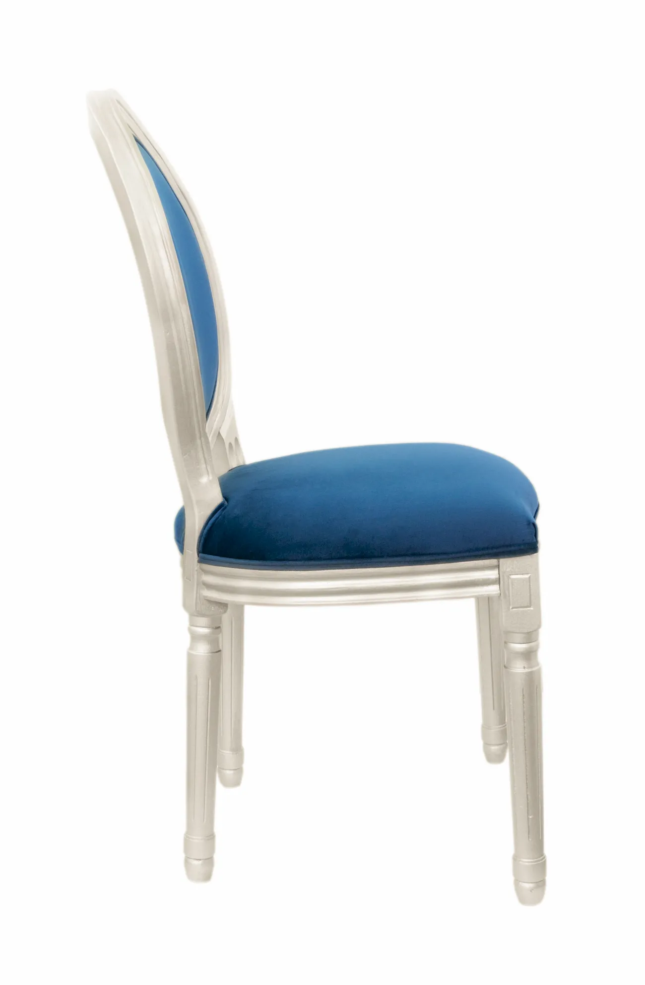 купить Стул Volker Blue Silver