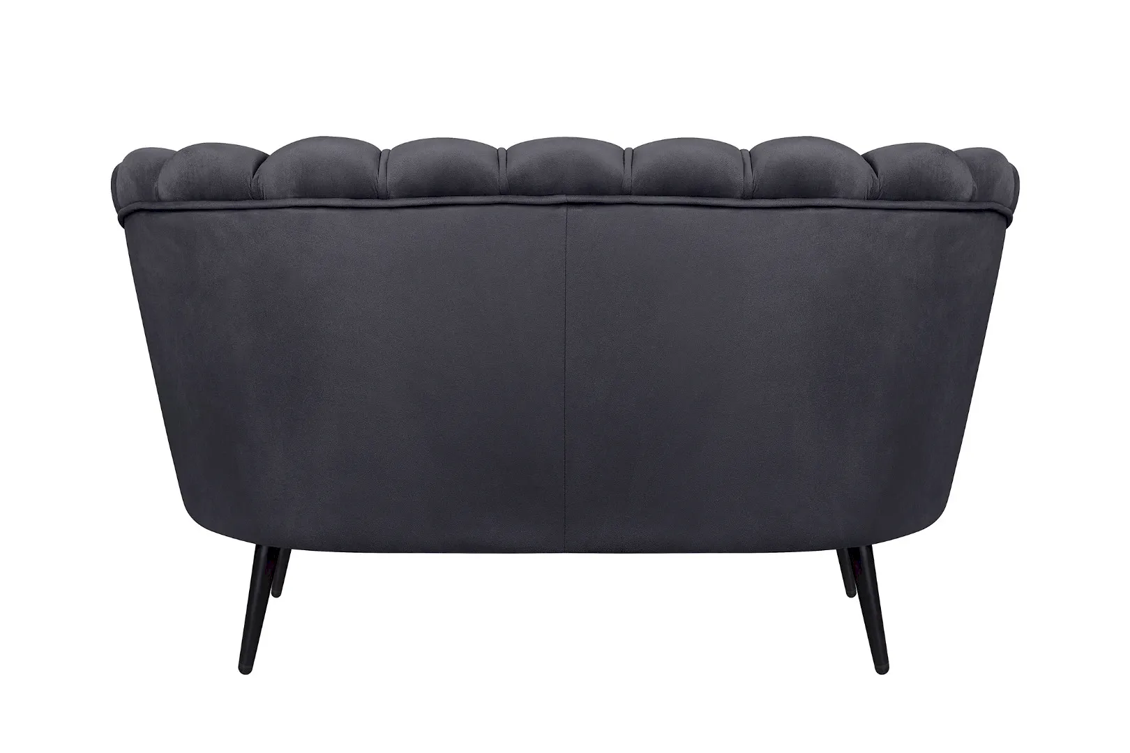 Дизайнерский диван Pearl Double Black на черных ножках в интернет-магазине