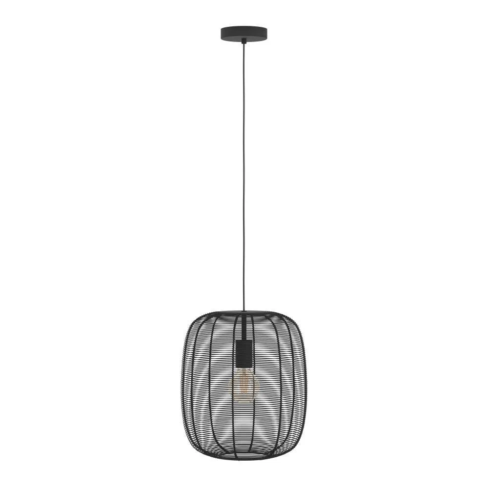 43965 Подвесной светильник (люстра) RINROE, 1X40W (E27), ?325, сталь, черный в интернет-магазине в Москве 43965 Подвесной светильник (люстра) RINROE, 1X40W (E27), ?325, сталь, черный в интернет-магазине