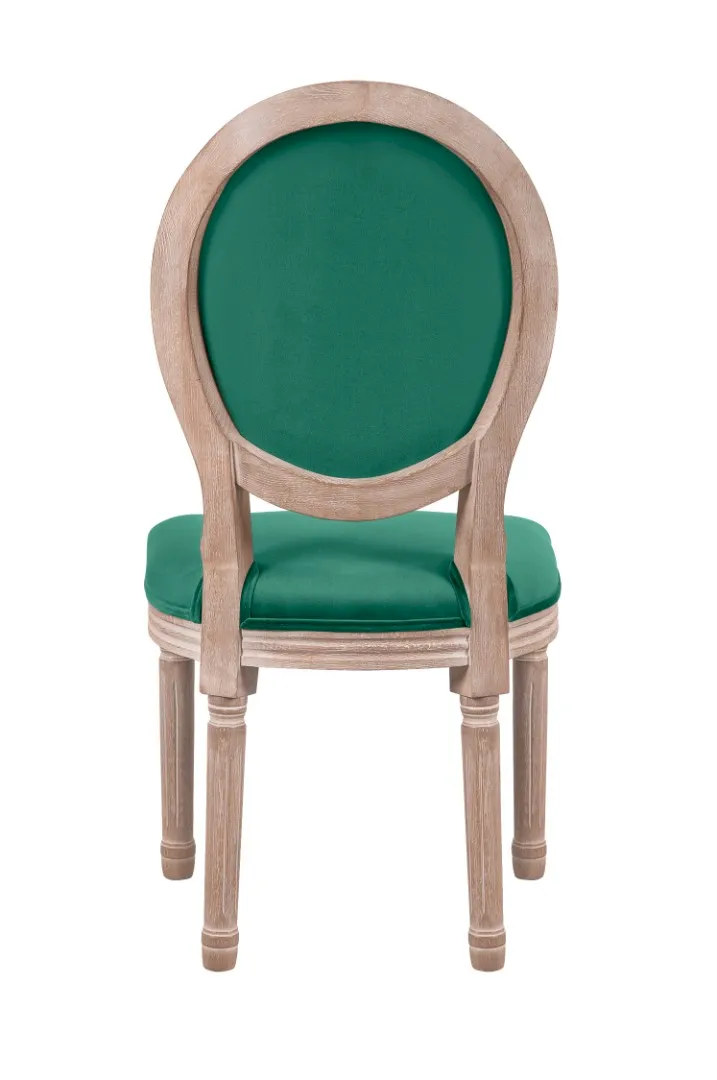 Стул с круглой спинкой Volker Oak Green V2 в интернет-магазине