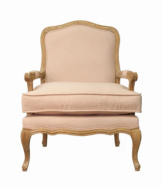 Мягкое полукресло с подлокотниками Nitro Beige Velvet в Краснодаре