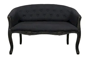 Двухместный дизайнерский диван Kandy Double Black Old в Краснодаре