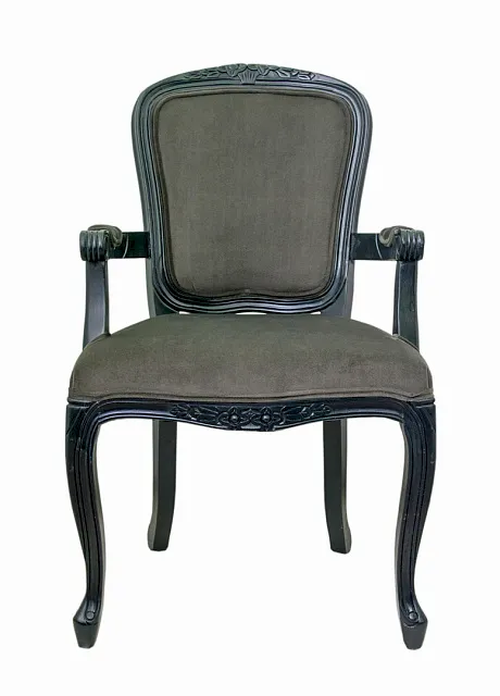 Мягкий стул с подлокотниками Gran Arm Grey в Краснодаре Мягкий стул с подлокотниками Gran Arm Grey в Краснодаре