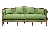 Прямой диван Darcy 3 Green №0
