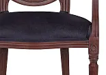 Мягкий стул с подлокотниками Delo Kora Arm Black №6
