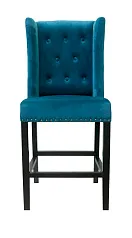 Дизайнерский полубарный стул Skipton Average Blue Velvet в Краснодаре