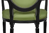 Мягкий стул с подлокотниками Delo Kora Arm Green №6