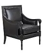 Классическое американское кресло Colin Black Leather №1 в Краснодаре