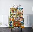 Комод высокий "Бербер (Berber)" 1 принт арт BB10/Print_01 №1