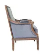Классическое кресло Coolman Grey Velvet №1 в Краснодаре