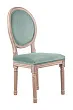 Стул с круглой спинкой Volker Oak Green №1