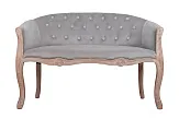 Двухместный дизайнерский диван Kandy Double Grey Velvet №0