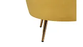 Кресло с пуфом ракушка Pearl Yellow №5 в Краснодаре