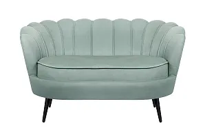 купить стильный Диван ракушка Pearl Double Green на черных ножках в интернет-магазине в Краснодаре