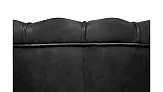 Низкое кресло ракушка Pearl Black V2 на черных ножках №4