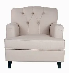Классическое кресло Somac Beige в интерьере в Краснодаре