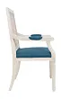 Мягкий стул с подлокотниками Wilton White №1 в Краснодаре