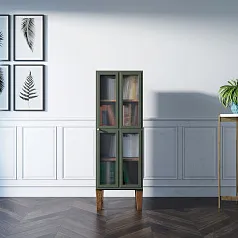 красивый Шкаф-витрина "Андерсен (Andersen)" с рифлеными стеклами арт AN14 в интернет-магазине в Краснодаре