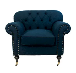 купить красивое Классическое кресло Kavita Dark Blue в Краснодаре
