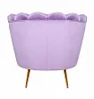 Низкое кресло ракушка Pearl Purple №3 в Краснодаре