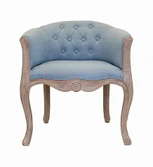 Низкое кресло ретро Kandy Light Blue в Краснодаре