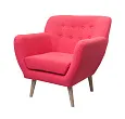 Низкое кресло Fuller Red №3 в Краснодаре