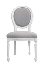 Дизайнерский обеденный стул Miro White and Grey в интерьере в Краснодаре