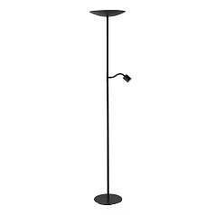 купить красивые 901977 Светодиодный торшер CONIVARINO, 26,5W 1X4W(LED LED), 2700K, 3150 480lm, сталь, черный в интернет-магазине в Краснодаре