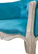 Низкое кресло ретро Kandy Blue Velvet №4 в Краснодаре