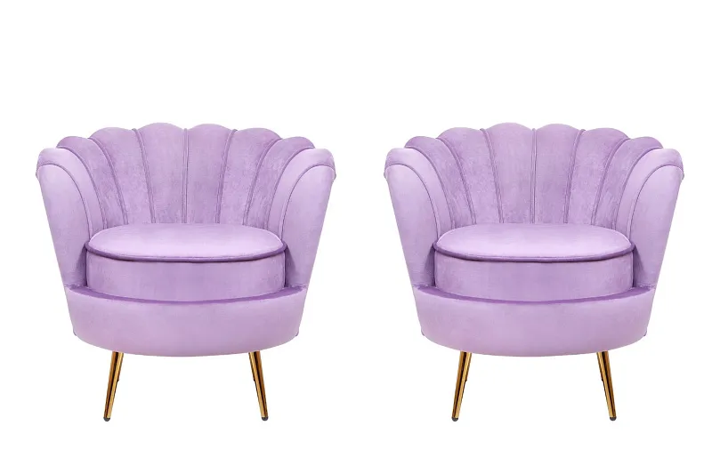 Комплект кресел ракушка Pearl Purple в Краснодаре Комплект кресел ракушка Pearl Purple