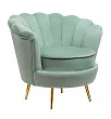Низкое кресло ракушка Pearl Green №1 в Краснодаре