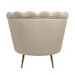 Низкое кресло ракушка Pearl Taupe №3 в Краснодаре