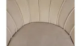 Кресло с пуфом ракушка Pearl Taupe №4 в Краснодаре